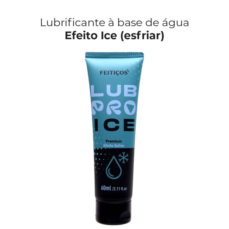 Lubrificante à base de água Ice Pro - Efeito de Esfriar - Imagem 3