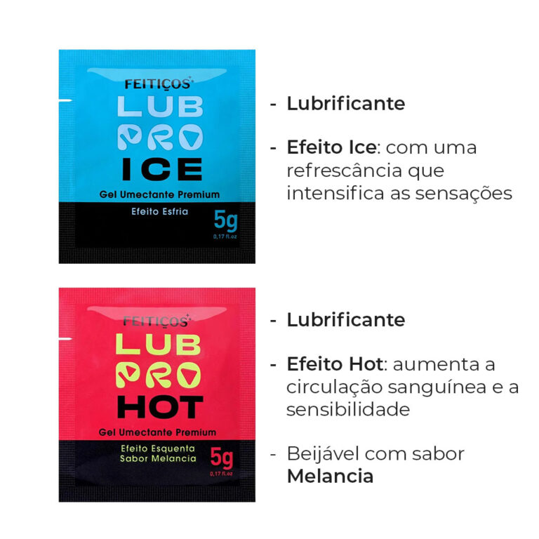 Kit de Experiências - 4 sachês para testar: Lubrificantes, funcionais e beijáveis - Imagem 4