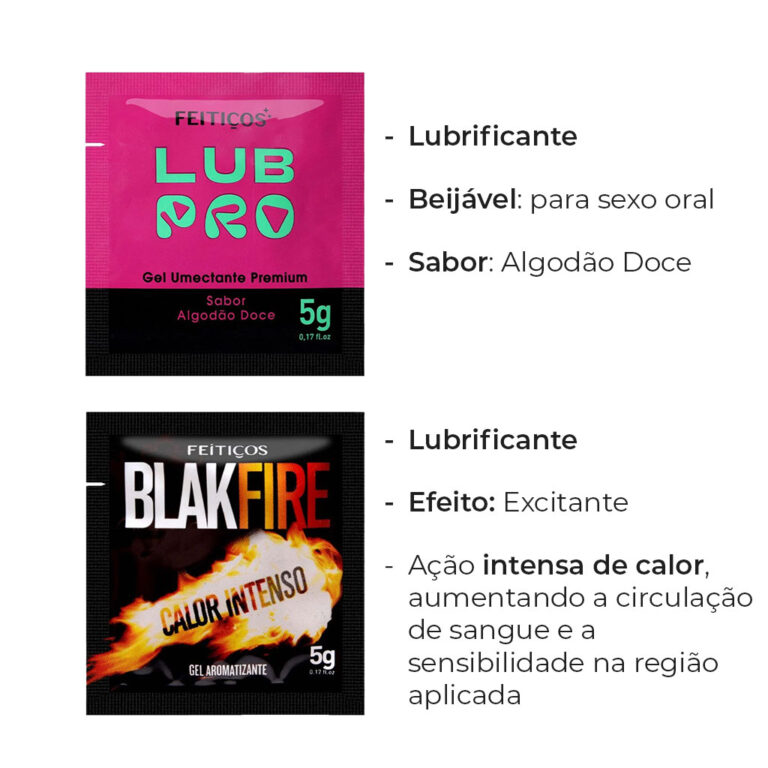 Kit de Experiências - 4 sachês para testar: Lubrificantes, funcionais e beijáveis - Imagem 3
