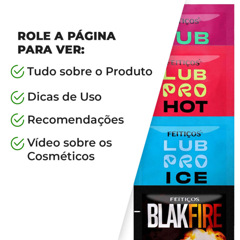 Kit de Experiências - 4 sachês para testar: Lubrificantes, funcionais e beijáveis - Imagem 13