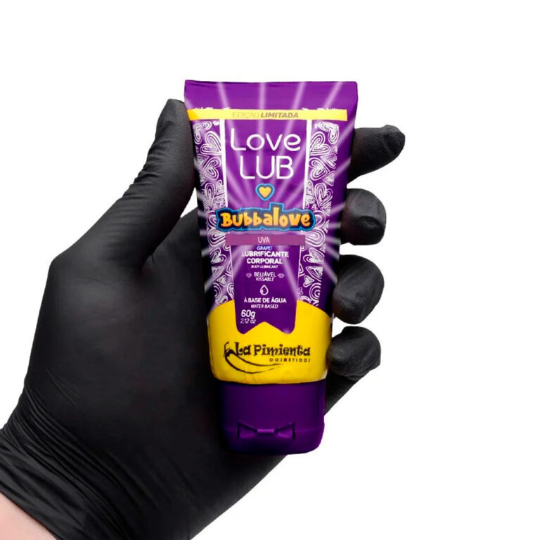 Lubrificante à base de água sabor Uva Bubbalove - Imagem 4