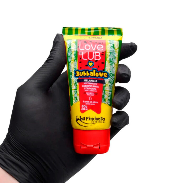 Lubrificante à base de água sabor Melancia Bubbalove - Imagem 4