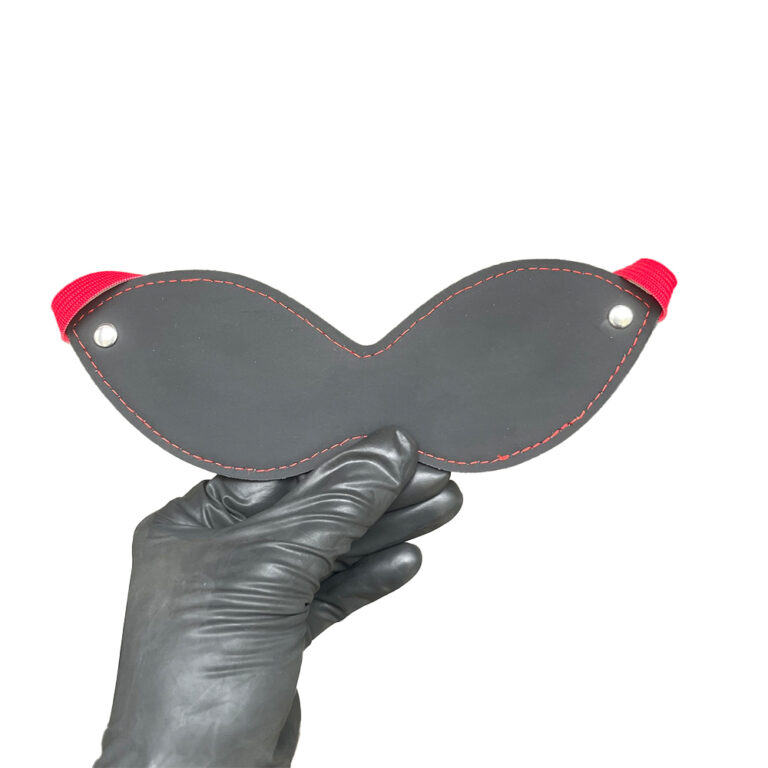 Kit Venda e Algemas com Corrente Preto e Vermelho - Imagem 14