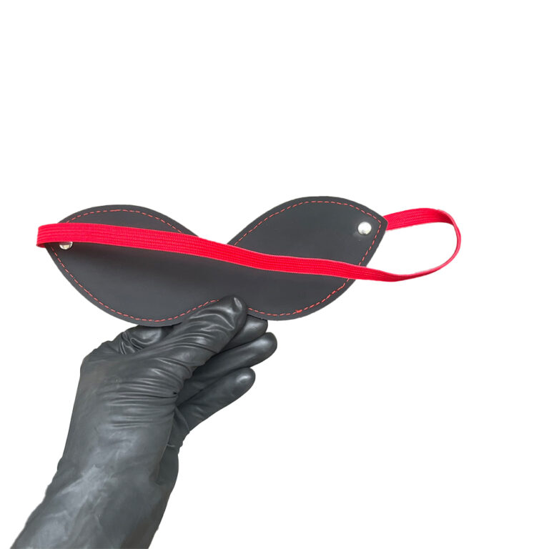 Kit Venda e Algemas com Corrente Preto e Vermelho - Imagem 16