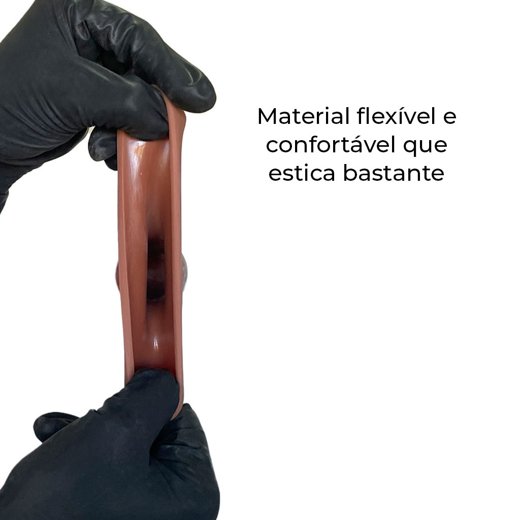 Capa Peniana 15cm x 3,5cm para Aumentar ou Engrossar o Pênis Transparente - Imagem 6