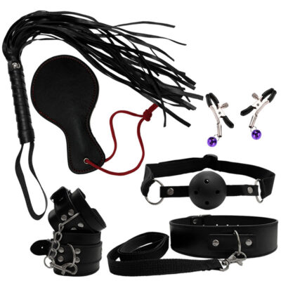 Kit Sado Iniciante com 6 itens Preto