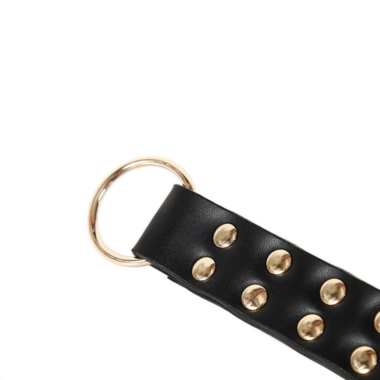 Chibata com Tira Dobrada e Empunhadura com Detalhes em Dourado - Imagem 6
