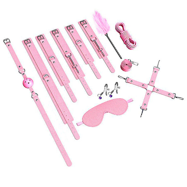 Kit Sado Iniciante 9 itens Rosa