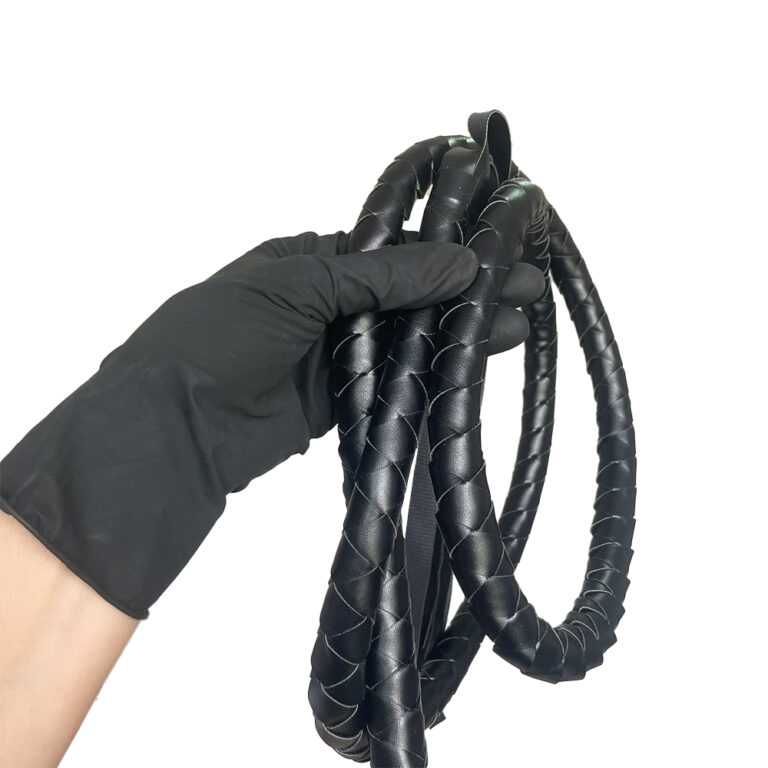 Chicote Trançado Preto 170cm - Imagem 10