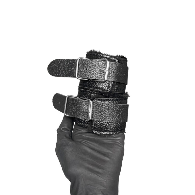Kit Sado em Pelúcia e Fivelas com 9 itens Preto - Imagem 20