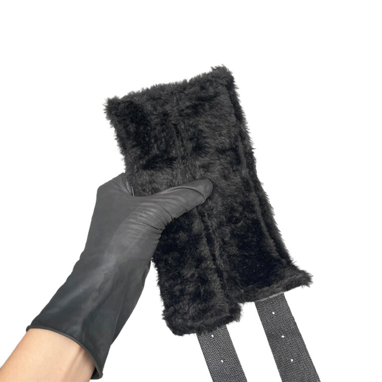 Kit Sado em Pelúcia e Fivelas com 9 itens Preto - Imagem 24