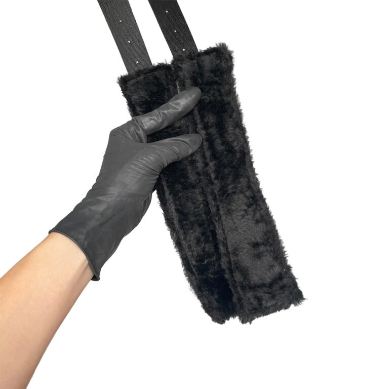 Kit Sado em Pelúcia e Fivelas com 9 itens Preto - Imagem 8