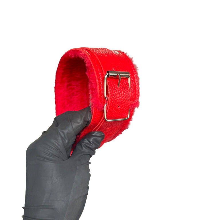 Kit Sado em Pelúcia e Fivelas com 9 itens Vermelho - Imagem 16