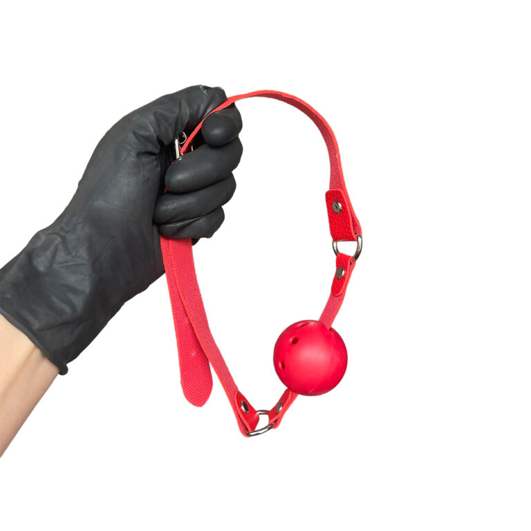 Kit Sado em Pelúcia e Fivelas com 9 itens Vermelho - Imagem 18