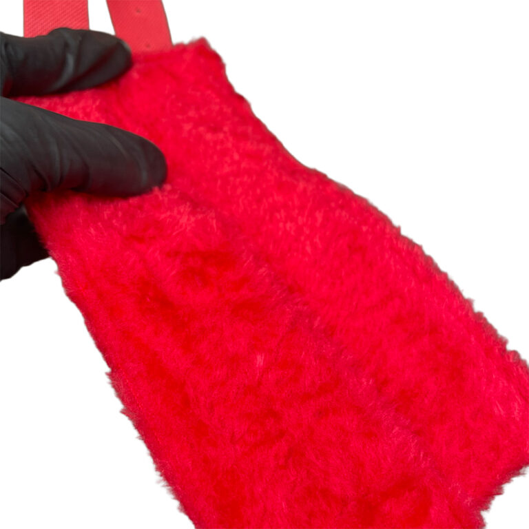 Kit Sado em Pelúcia e Fivelas com 9 itens Vermelho - Imagem 9