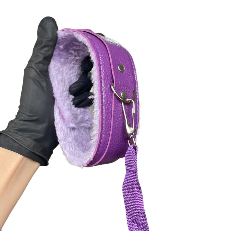 Kit Sado em Pelúcia e Fivelas com 9 itens Roxo - Imagem 14