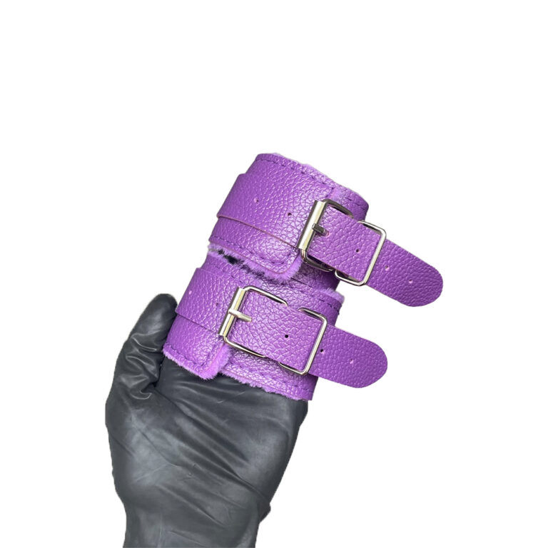 Kit Sado em Pelúcia e Fivelas com 9 itens Roxo - Imagem 6