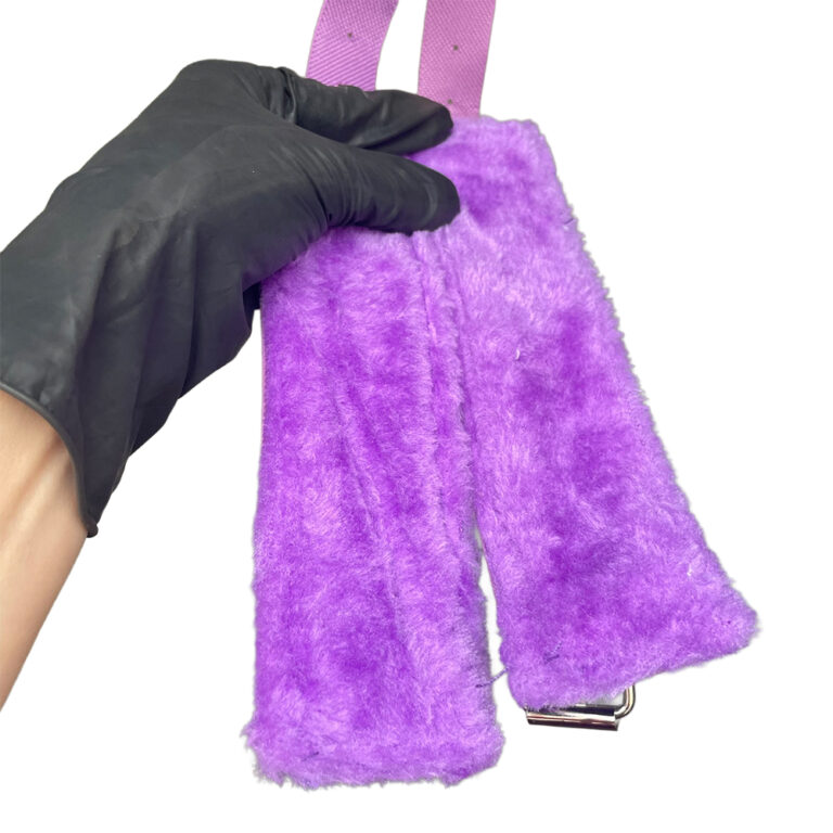 Kit Sado em Pelúcia e Fivelas com 9 itens Roxo - Imagem 24