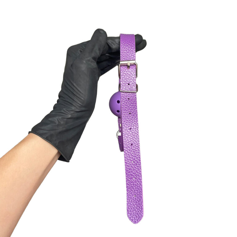 Kit Sado em Pelúcia e Fivelas com 9 itens Roxo - Imagem 25