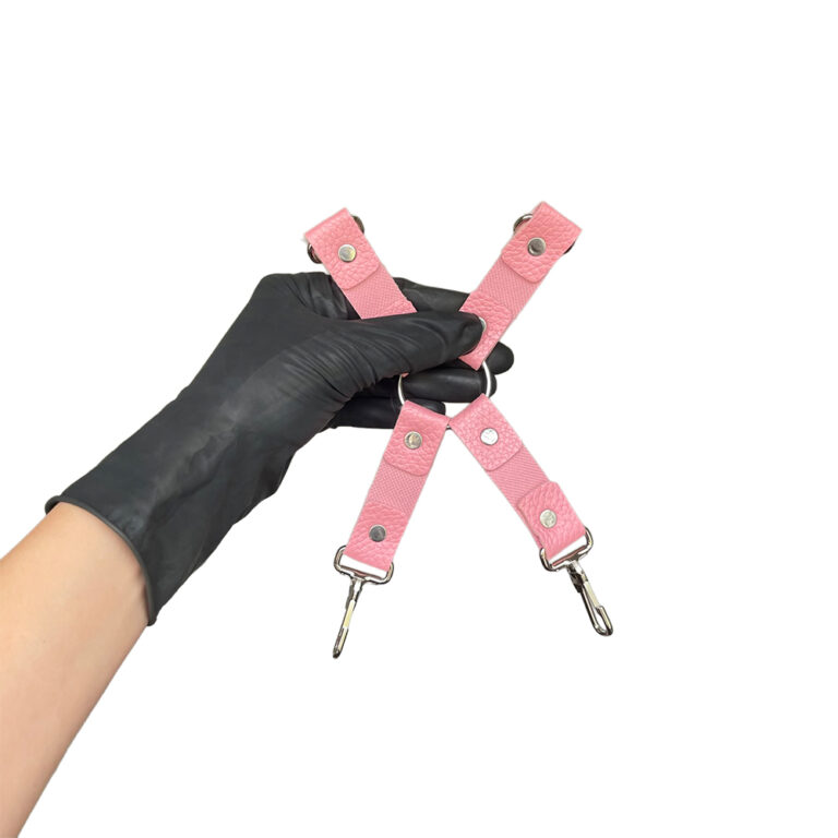 Kit Sado em Pelúcia e Fivelas com 9 itens Rosa - Imagem 20