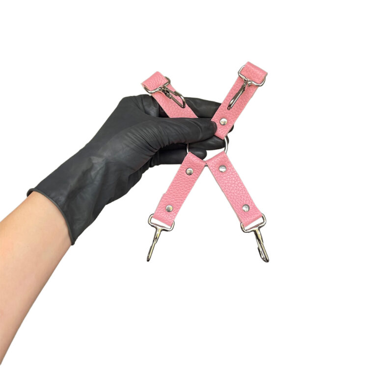 Kit Sado em Pelúcia e Fivelas com 9 itens Rosa - Imagem 19