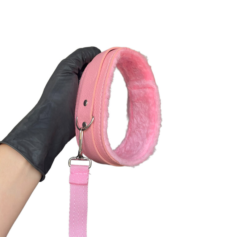 Kit Sado em Pelúcia e Fivelas com 9 itens Rosa - Imagem 13