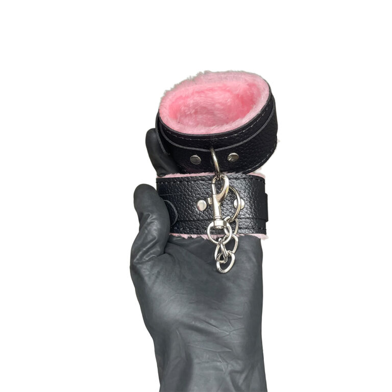 Kit Sado Pelúcia e Fivelas com 6 itens Preto e Rosa - Imagem 14