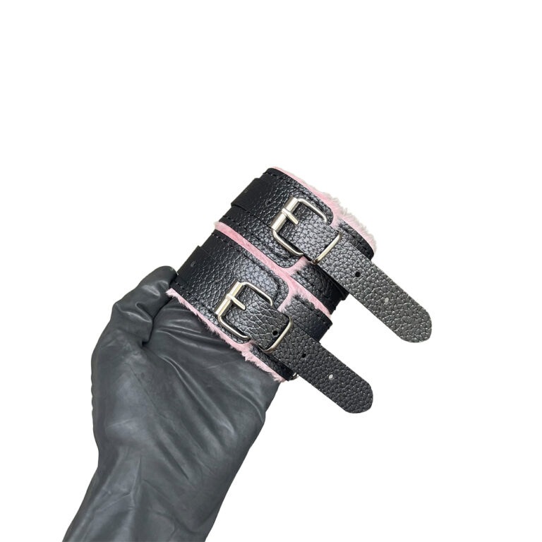 Kit Sado Pelúcia e Fivelas com 6 itens Preto e Rosa - Imagem 16