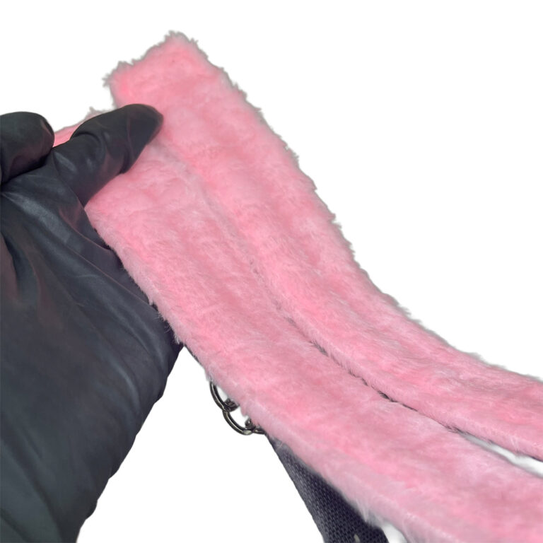 Kit Sado Pelúcia e Fivelas com 6 itens Preto e Rosa - Imagem 19