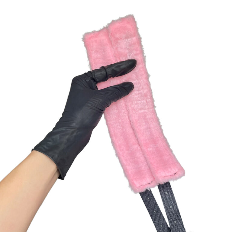 Kit Sado Pelúcia e Fivelas com 6 itens Preto e Rosa - Imagem 18