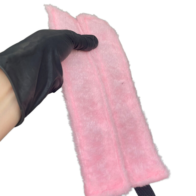 Kit Sado em Pelúcia com 9 itens Preto e Rosa - Imagem 16