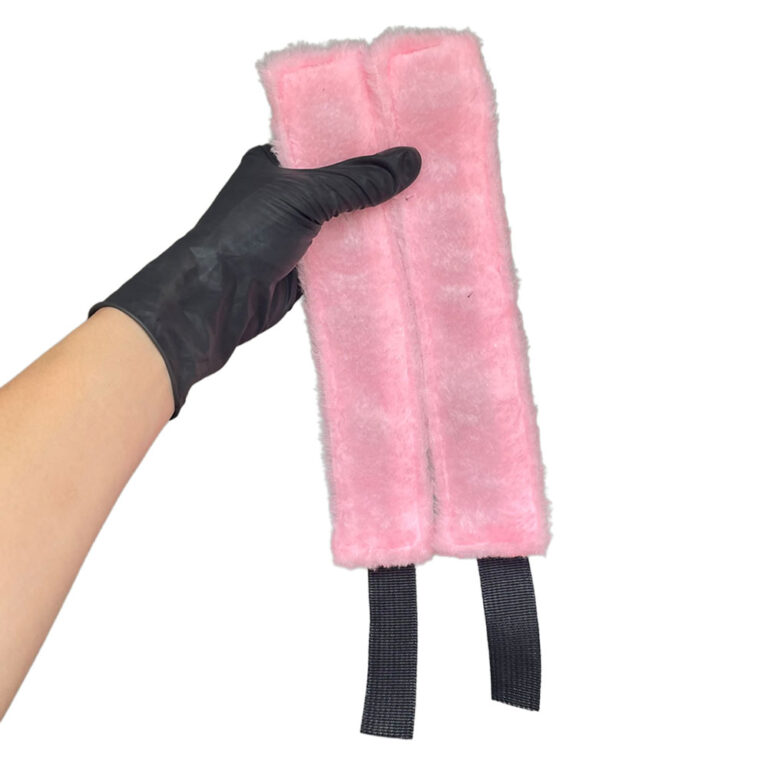 Kit Sado em Pelúcia com 9 itens Preto e Rosa - Imagem 15