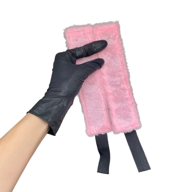 Kit Sado em Pelúcia com 9 itens Preto e Rosa - Imagem 35
