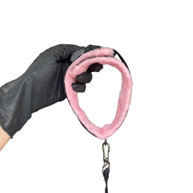 Kit Sado em Pelúcia com 9 itens Preto e Rosa - Imagem 22
