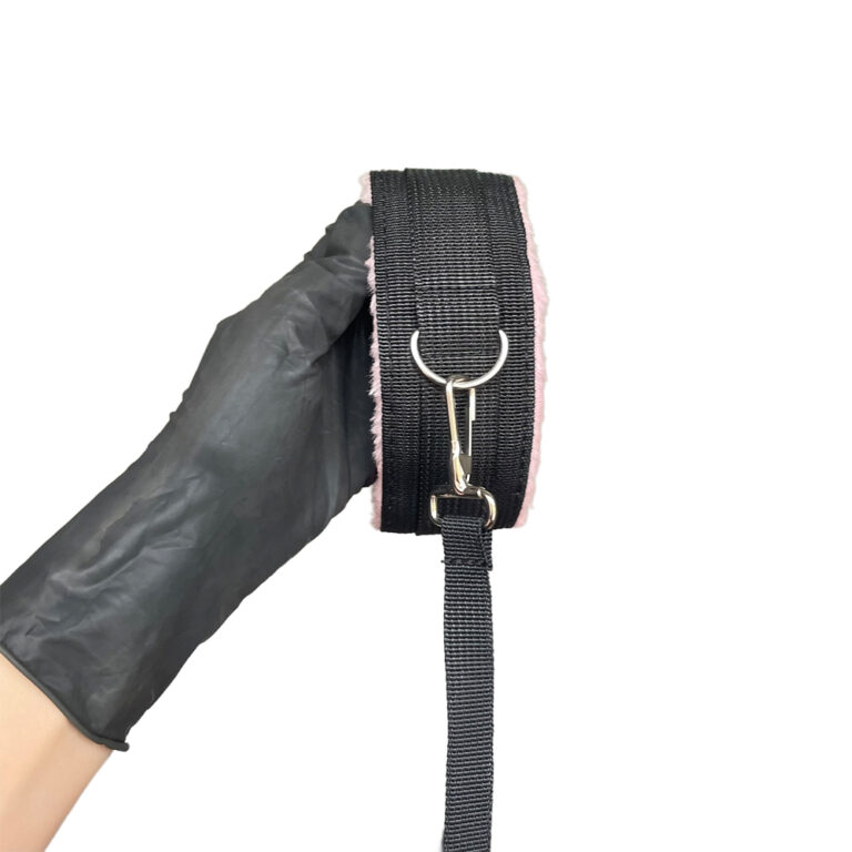 Kit Sado em Pelúcia com 9 itens Preto e Rosa - Imagem 25