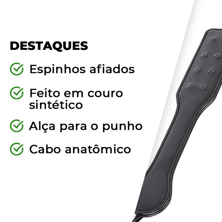Palmatória com Rebite de Espinhos Internos e Alça para Punho - Imagem 4