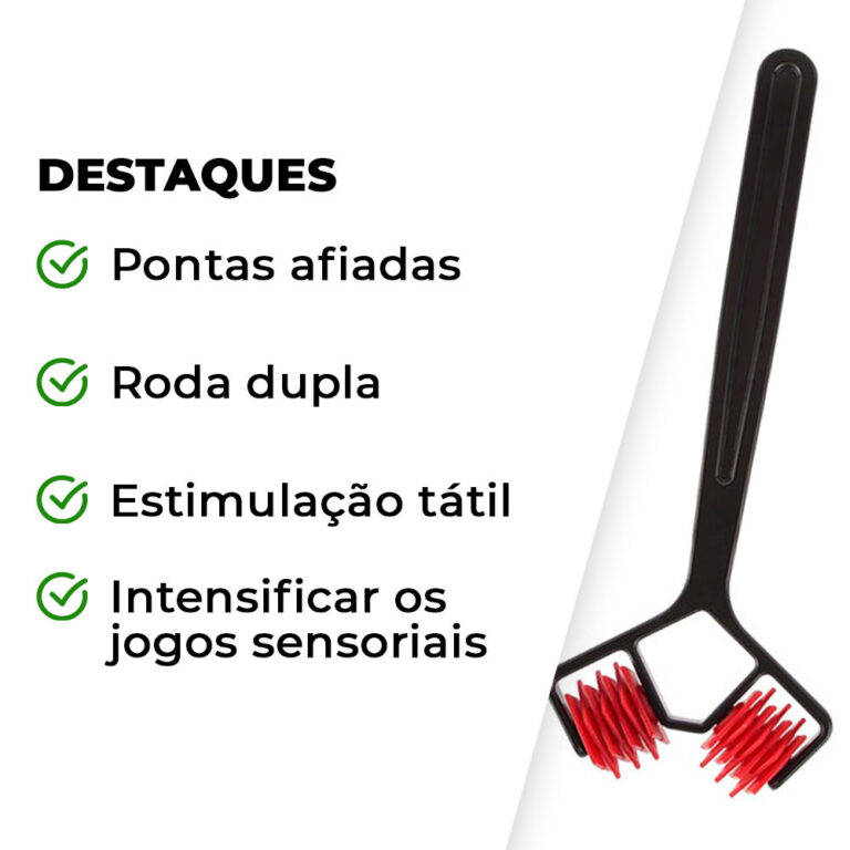 Estimulador com Roda Dupla Afiada para Estímulos Sensoriais - Imagem 3