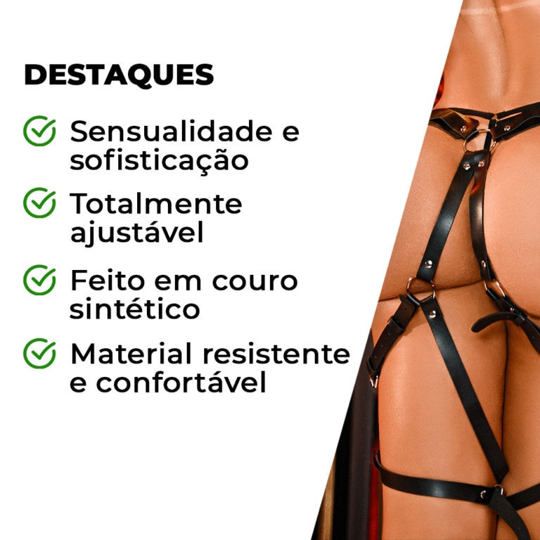 Arreio Cintura e Pernas Ajustável - Imagem 4