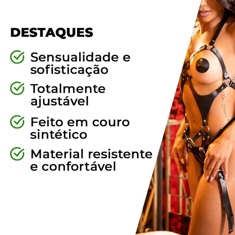 Arreio Busto e Pernas e Protetor de Mamilos - Imagem 4