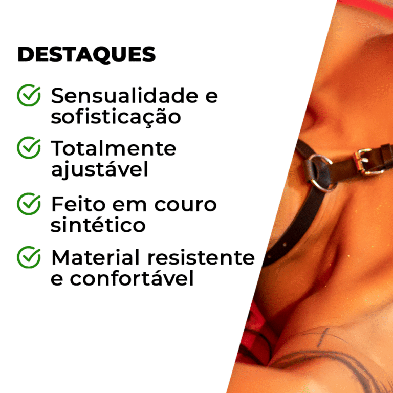 Arreio Longo com Coleira Ajustável - Imagem 4