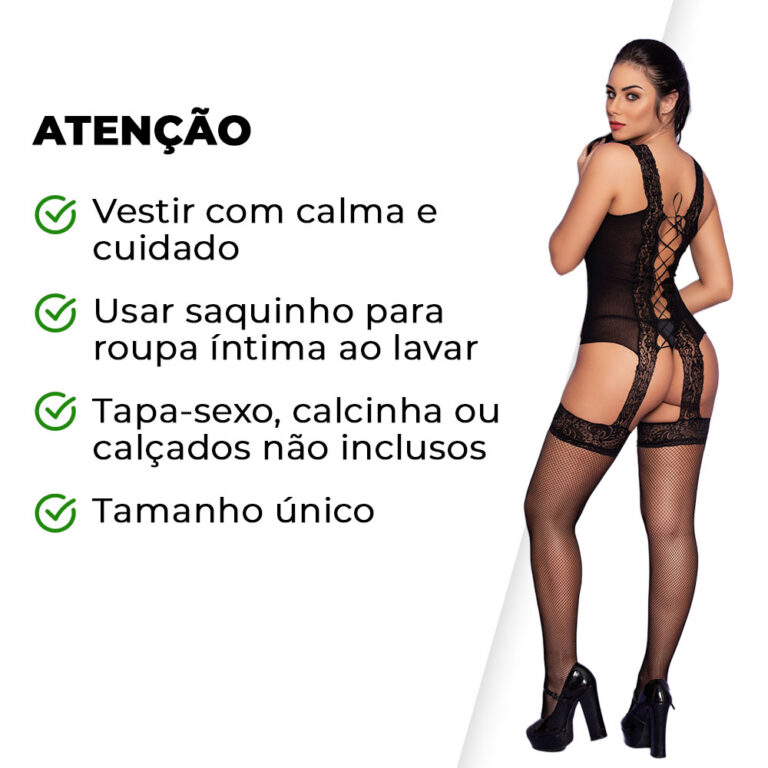Macacão com Meia Arrastão - Imagem 8