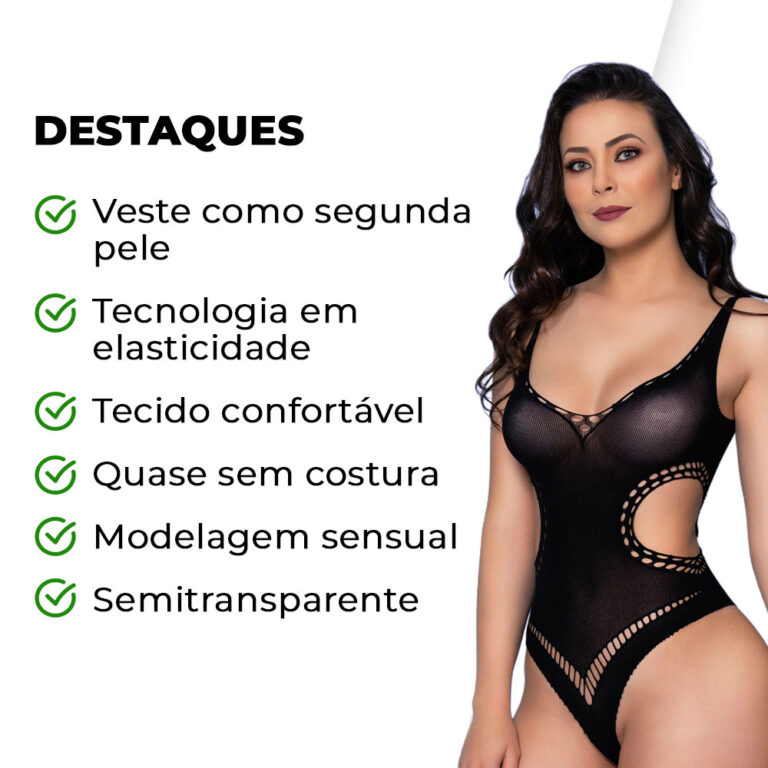Body com Aberturas Laterais - Imagem 3