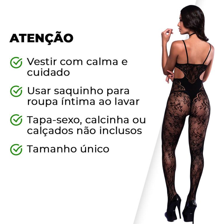 Macacão Sem Manga Sensual - Imagem 8
