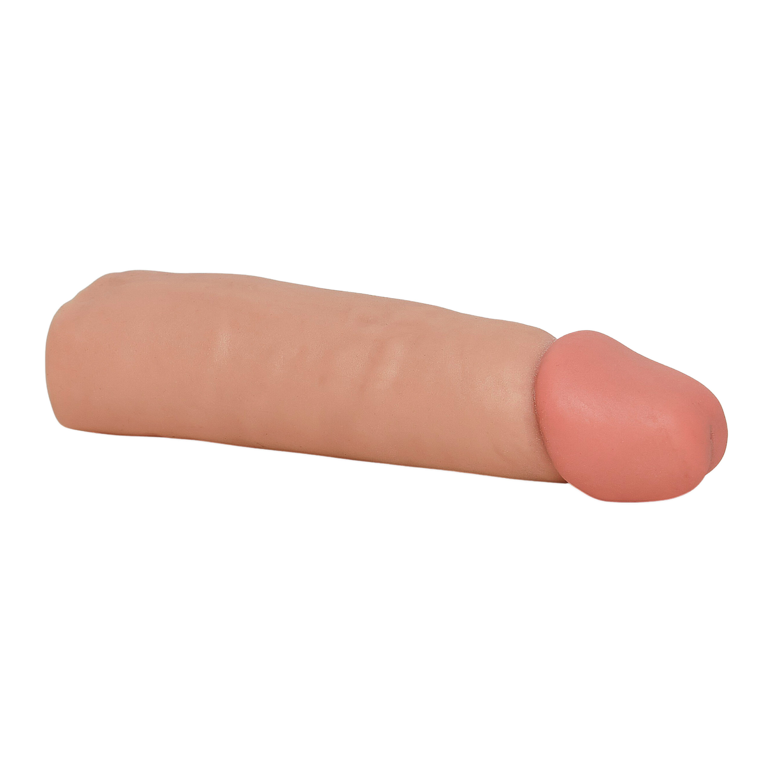 Capa Peniana 15cm x 4cm para Aumentar ou Engrossar o Pênis Bege - Imagem 15