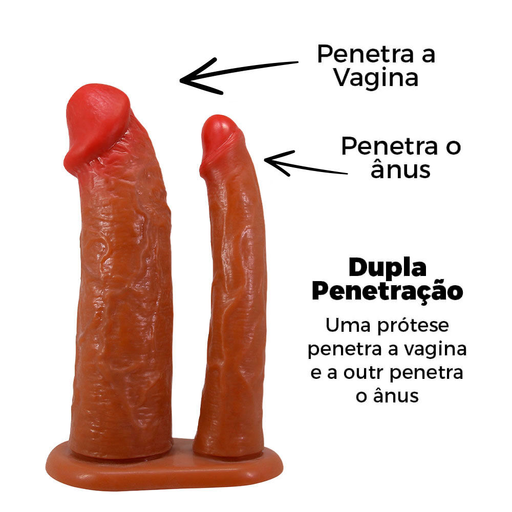 Cinta Peniana com Capa Para Dupla Penetração Na Mulher - Imagem 5