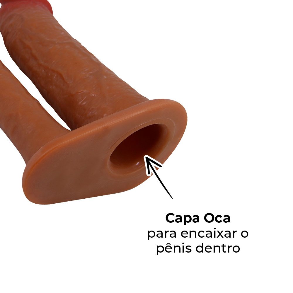 Cinta Peniana com Capa Para Dupla Penetração Na Mulher - Imagem 6