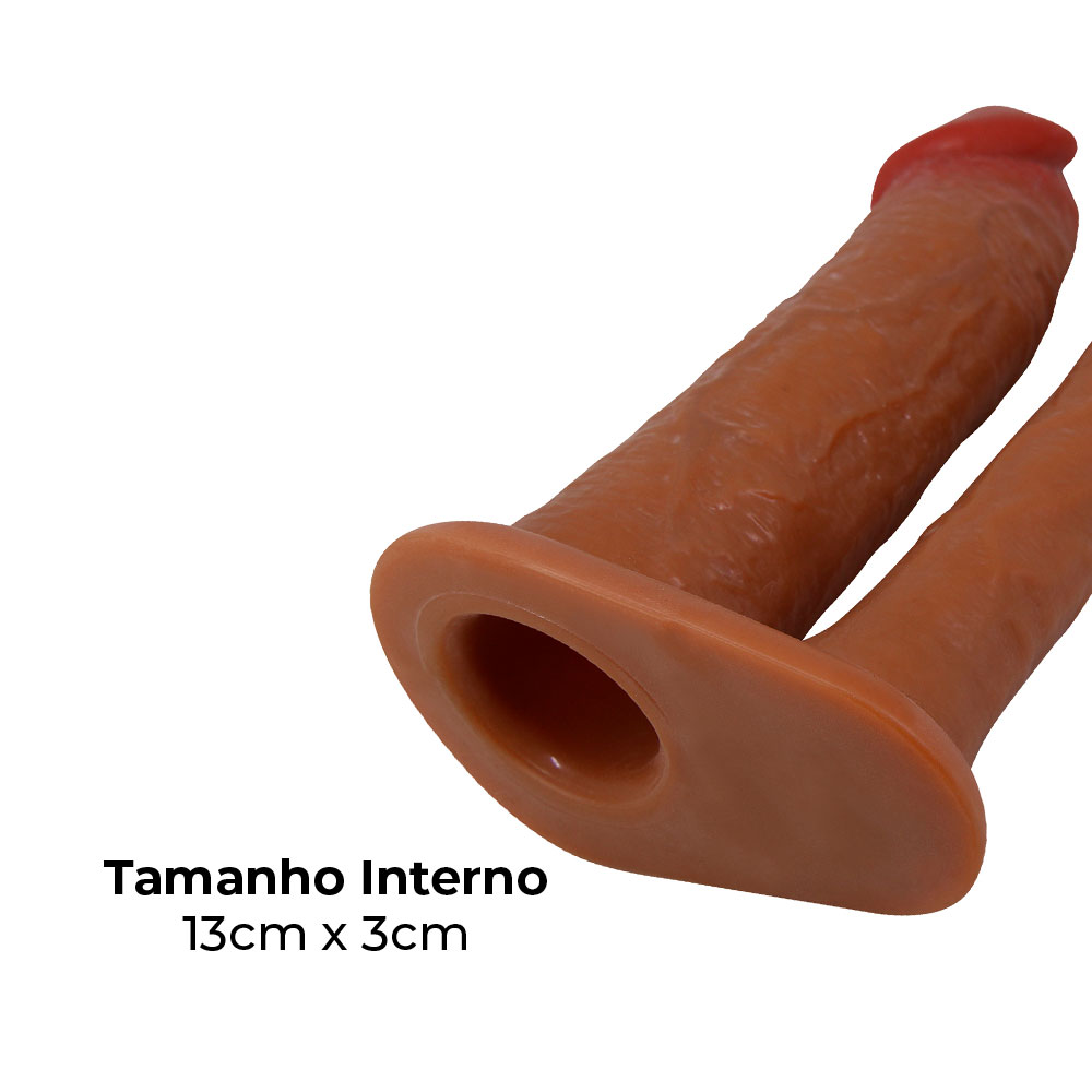Cinta Peniana com Capa Para Dupla Penetração Na Mulher - Imagem 4