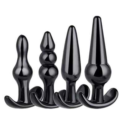 Kit Plug Anal 4 Tamanhos