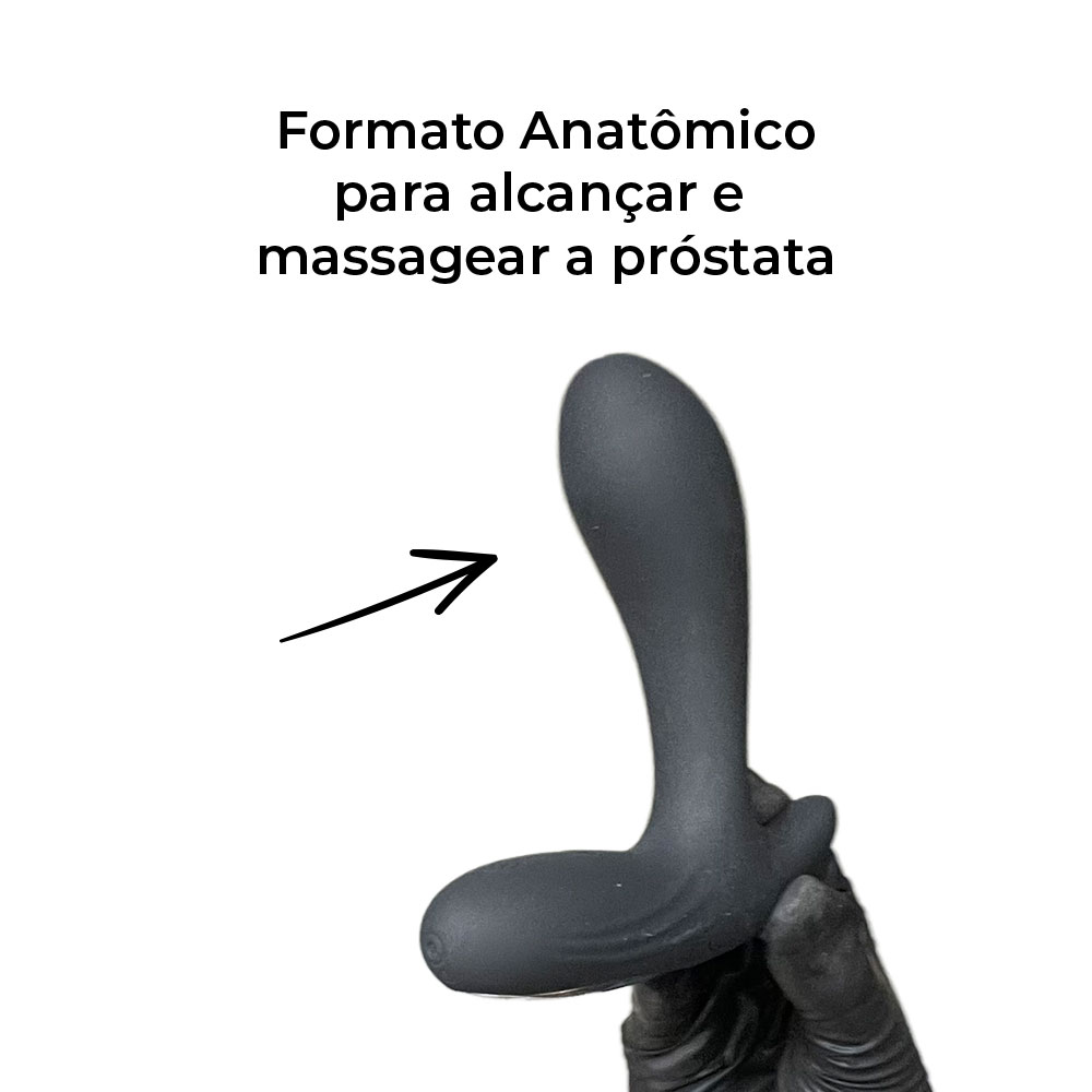 Massageador de Próstata com Vibração Recarregável - Imagem 5