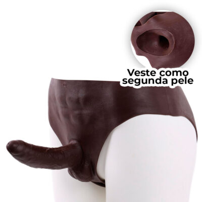 Capa Peniana Segunda Pele com Vibração sem Fio 15cm x 4cm